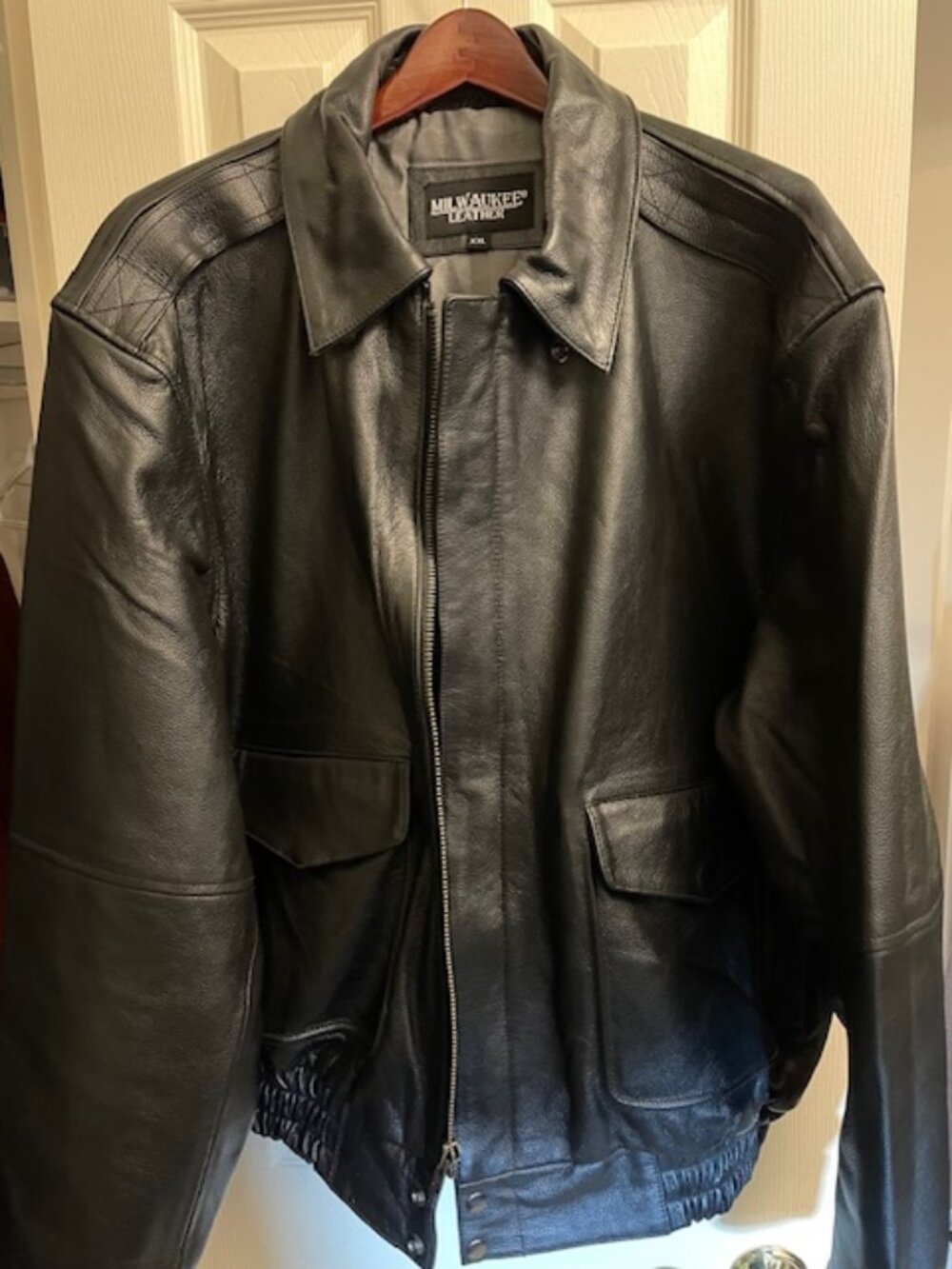 Milwaukee Leather Men's Premium Leather Casual Jacket 2XL